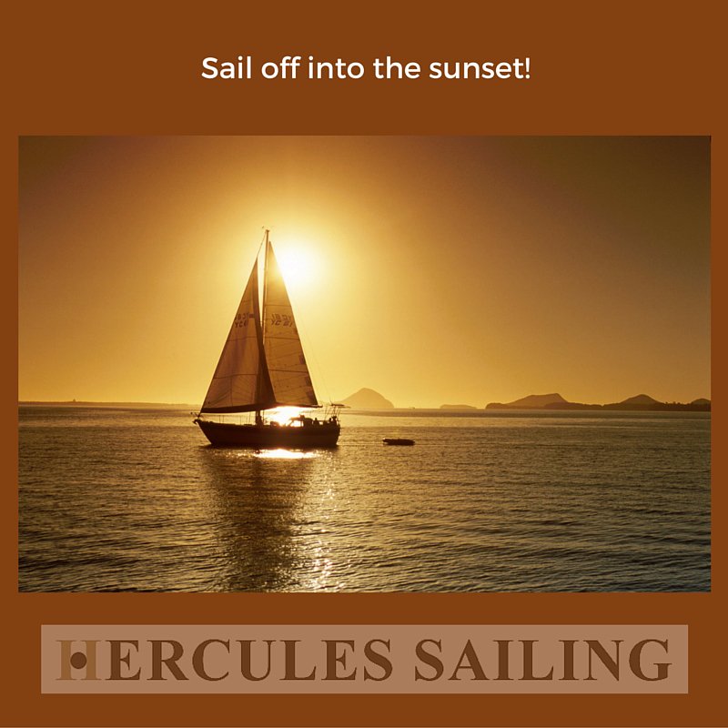 Herculessailing's tweet photo. Get all the training you need and sail off into the sunshine with Hercules Sailing, we know we did it! #sailing https://t.co/F3o6MiknD1