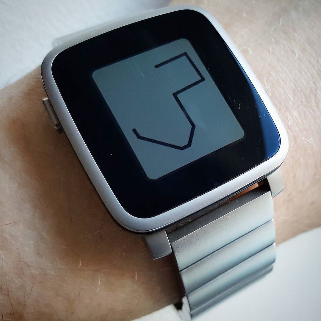 pebblestyle's tweet photo. "Simplications Preview" #Watchface by @rajandera on #PebbleTimeSteel with original steel #… https://t.co/RGsGGePud0 https://t.co/MFe08a4sQG
