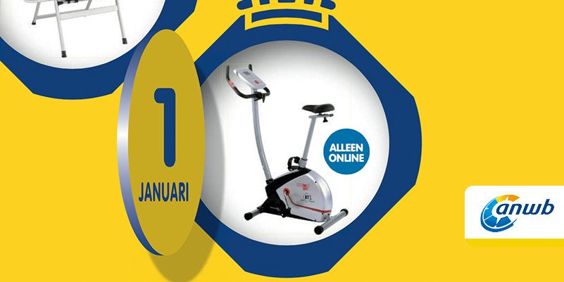 Alleen op zondag 1 januari: Christopeit Hometrainer AB-3
12 vaste en één individueel trainingsprogramma. webwinkel.anwb.nl/webwinkel/?utm…