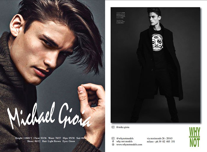 UmodelsNY's tweet photo. Its Show Season Time! Michael Gioia show card with Why Not Models for Milan Fashion week… https://t.co/aK5DxoGfts https://t.co/7gkhxRtSQP