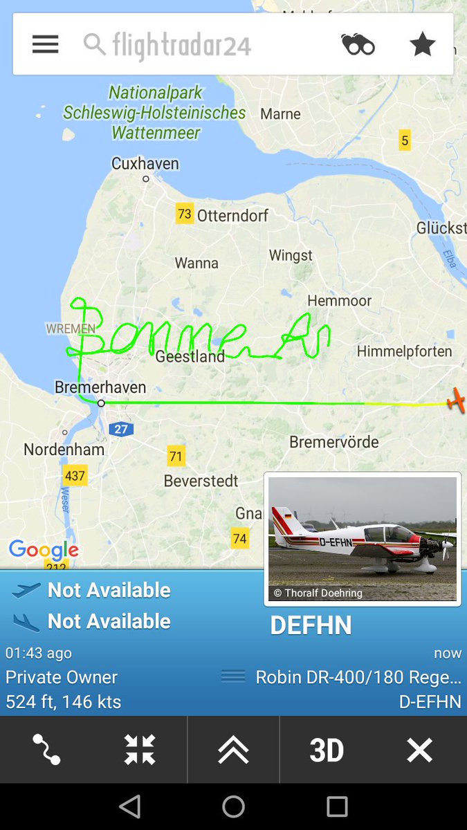 FlyAirMarc's tweet photo. @jumbo747pilot #BonneAnnee from our German pilot #DEFHN NW Germany (maybe it was too long to write it in German?) in a Robin ๐ https://t.co/R3Gq9w2M3l