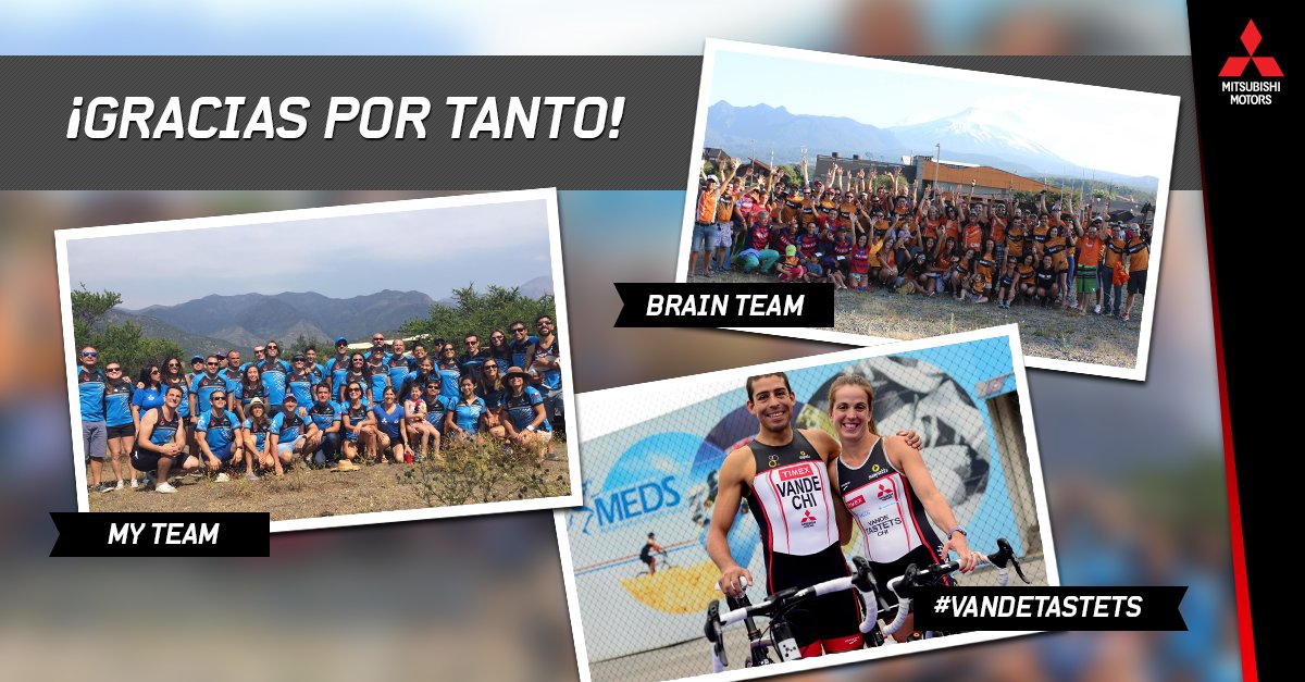 MitsubishiChile's tweet photo. Estamos muy orgullosos de acompañarlos en todos sus desafíos. ¡Vamos por ese 2017! @myteamrunandtri @pametastets  @fvande @ClubBrainteam https://t.co/7xCMnDcFRE