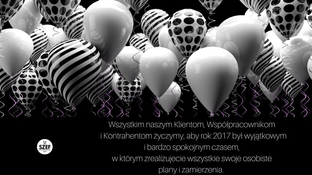 SZEFUR's tweet photo. Wszystkim życzymy Szczęśliwego Nowego 2017 Roku! 
We wish you All a Happy New year 2017! https://t.co/TsiM4lbXPo