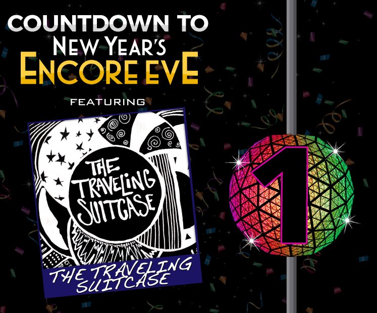 .@trvlingsuitcase will reunite for a bonus performance at New Year's Encore Eve in just ONE DAY! Purchase tickets: bit.ly/NYEE2017