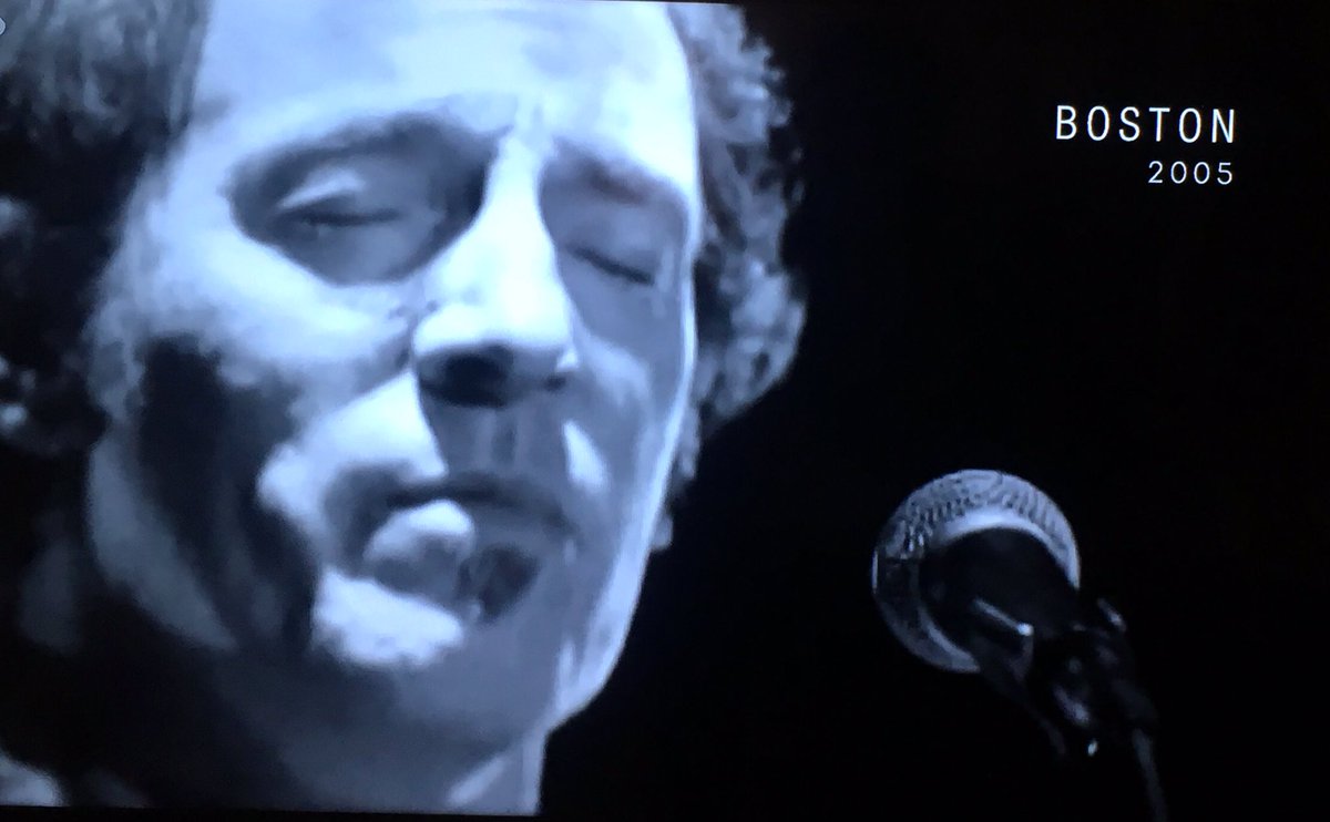 ValmyAuto's tweet photo. Caught the @springsteen @channel4 film. Excellent. Never before seen clips from Boston 2005 and Buffalo 2009 https://t.co/xnruRyFq3c
