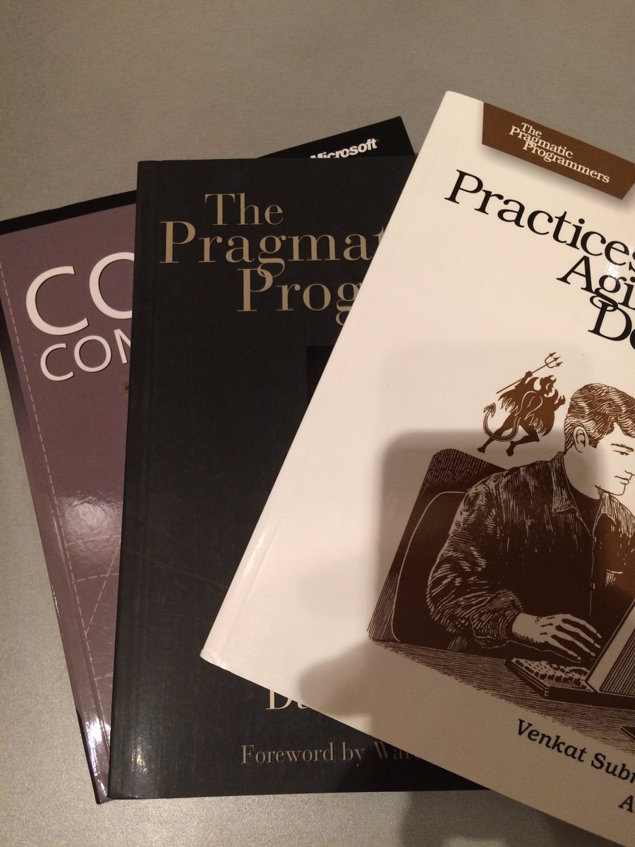 mihailvelikov's tweet image. Well I did not guess it is #boba. I got these 3 #devbooks by @skanev, thanks #boss ;)