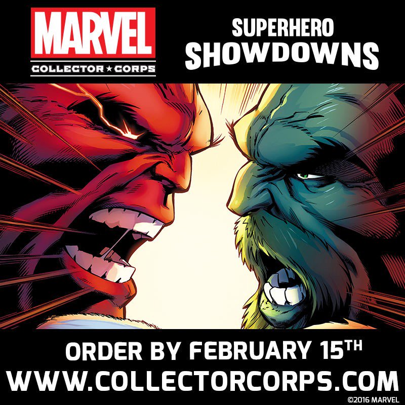 RT &amp; follow <a href="/CollectorCorps/">CollectorCorps</a> for a chance to win a Superhero Showdowns box!