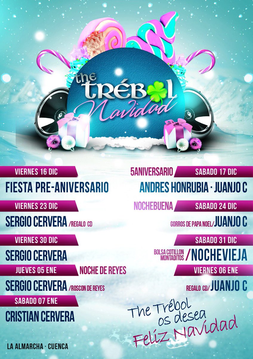 TheTrebolcafe's tweet photo. Último Viernes del año con 🎧 @S3rgioCervera 🎄🍀🎄🍀 https://t.co/l5s8rcQtZy