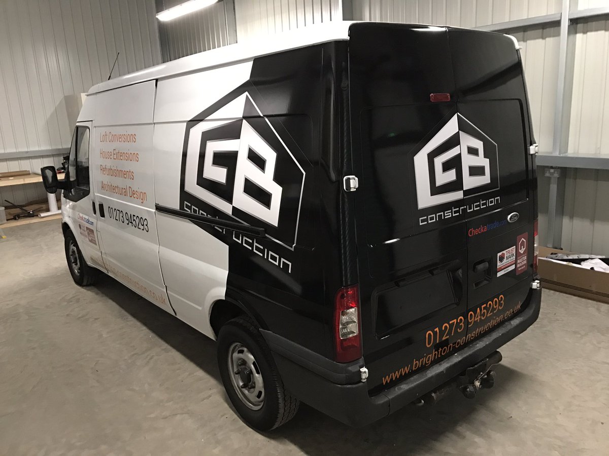VenomWraps's tweet photo. 2 of these nice little vans completed before Christmas, using @3MWrapsUK 1080 and @Metamarkuk M7 range for @gbconstruction3 https://t.co/Iy9DBmXZFT