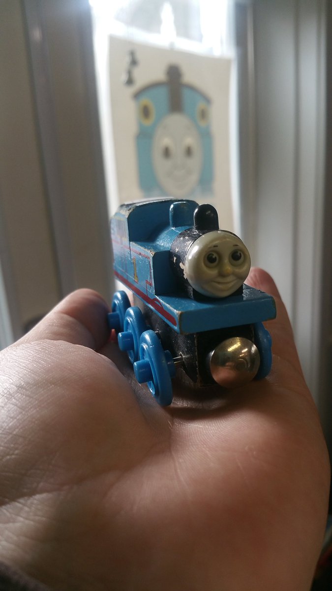 TotallyThomas_'s tweet photo. This 1997 #thomas just came chugging through our doors this morning! Get him #instore only!! #thomasobsessed #teamthomas #thomasandfriends https://t.co/tr7b7On1x1