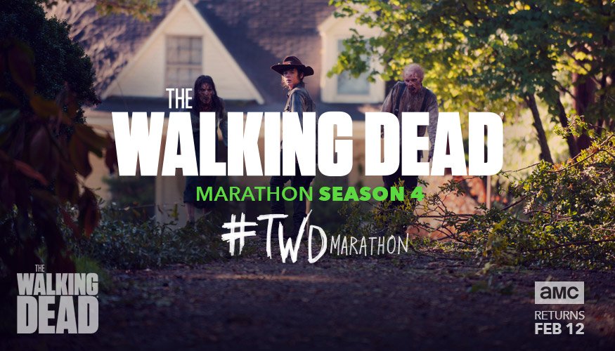 WalkingDead_AMC's tweet photo. Your TV’s been #claimed for a #TWD marathon starting tonight at 11pm|10c on @AMC_TV. https://t.co/BibyWZsU2H