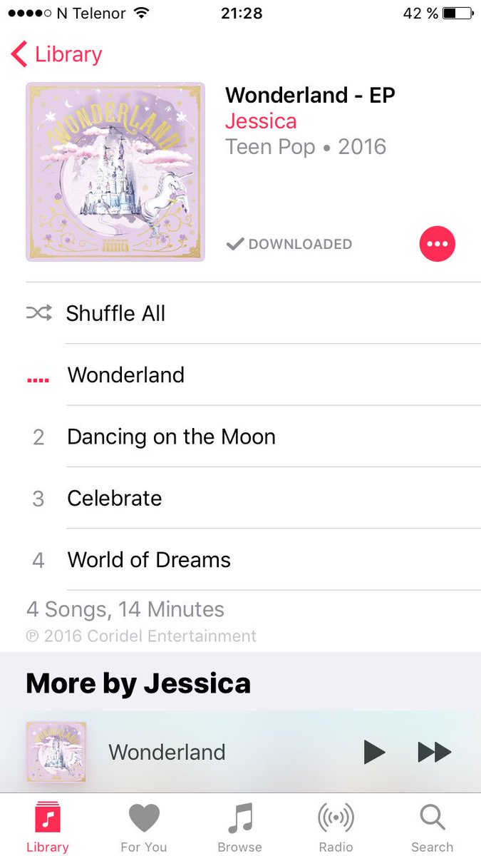 LeionaStream's tweet photo. GUYSSSS!! ITS OUT!!😱😱😱😱#JessicaInWonderland #jessicajung #Wonderland #EngVersion #English #Sica @Coridel_Ent https://t.co/O5aNhIOcEf