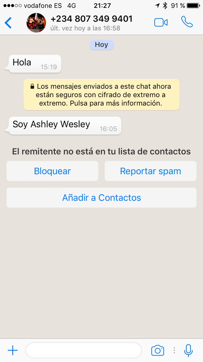 Pones tu telefono en venta, y te llueven estos mensajes.. me huele a timo <a href="/policia/">Policía Nacional</a>