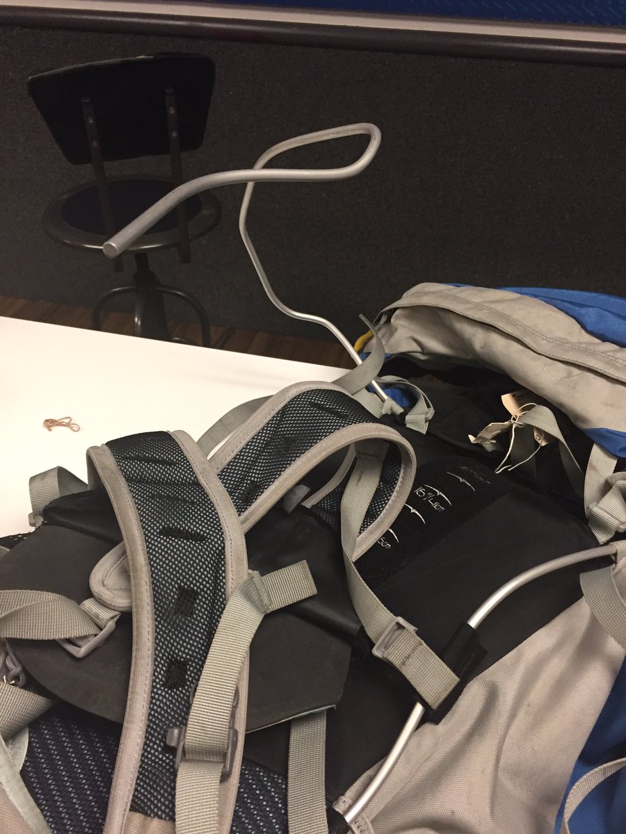 Joannatoronto's tweet photo. #AmericanAirlines apparently put my pack through a paper shredder. 0 resolution from the horrible customer care. #unethical #neverAA https://t.co/BLGbzHsCBA