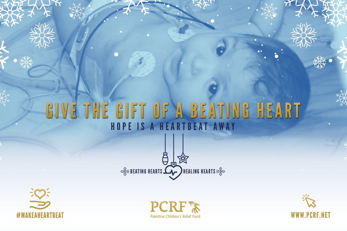 ThePCRF's tweet photo. It’s almost 2017! Give Palestinian children the ability to experience the new year and help #makeaheartbeat at https://t.co/Ucj3H5euy4. https://t.co/jIYf5nKhpH