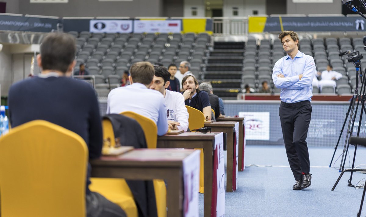 LennartOotes's tweet image. Congrats to @SergeyKaryakin for his World Blitz Championship! #dohachess2016