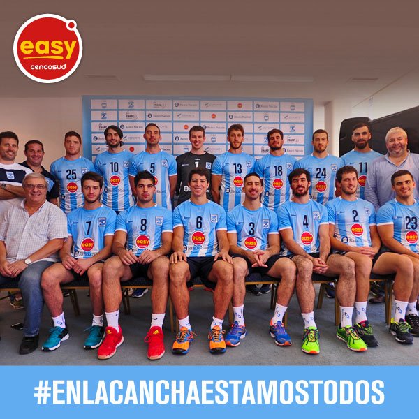 EasyArg's tweet photo. Easy acompaña a la Selección Argentina de Handball. #EnLaCanchaEstamosTodos #ViveHandball https://t.co/3v2KvJTmbJ
