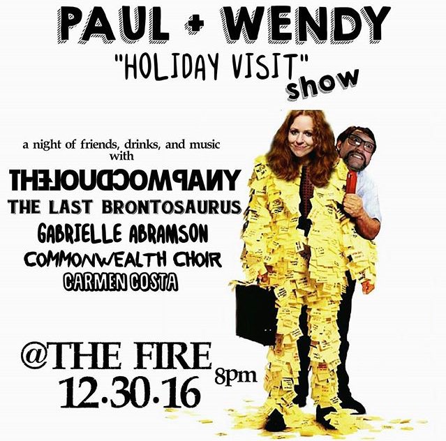 Come see <a href="/wendyrollins/">Wendy Rollins</a> <a href="/TheLoudCompany/">The Loud Company</a> and us tonight <a href="/TheFirePhilly/">RIP EDUBBLE</a>! Playing a 3 piece Set sans pants.