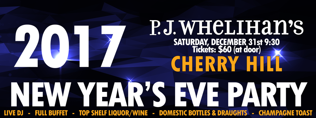 PJsPub's tweet photo. Dont miss our #NYE Parties all over the #DelVal - #PJsWashingtonTwp #PJsReading #PJsBlueBell #PJsCherryHill #PJsDoesItBetter https://t.co/RzCV8aAtkc
