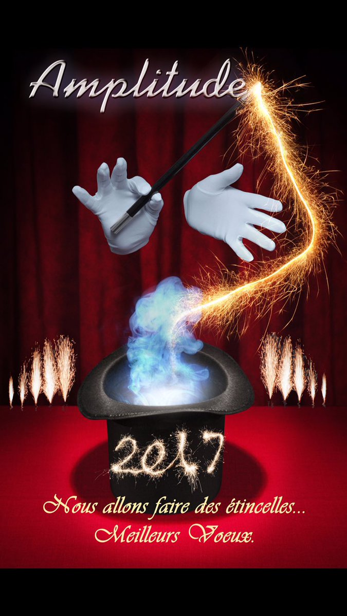 amplitudeevent's tweet photo. Meilleurs Voeux 2017 @amplitudeevent https://t.co/2m4lc52irU