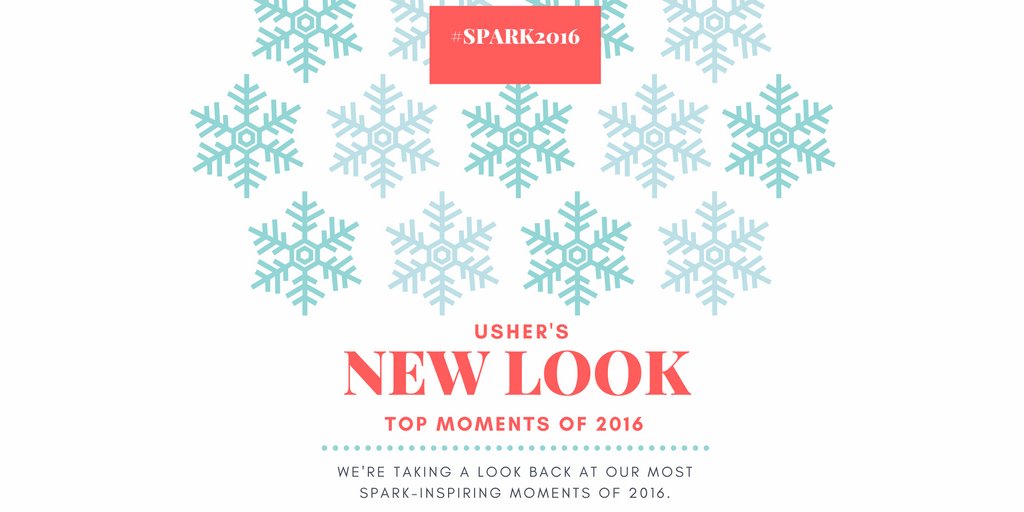 UshersNewLook's tweet photo. Join us this week in taking a look back at some of our most SPARK-inspiring moments of 2016! #SPARK2016 #HappyNewYear #Inspiration https://t.co/UPmLPogjrR
