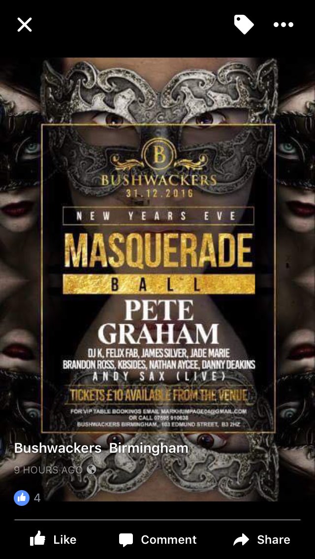 bushwackersbirm's tweet photo. Get your tickets at https://t.co/eUNPrMG0S4 only £10 each open 1am till 7am https://t.co/T67TLFyLIB