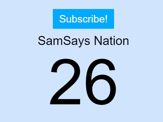 SamSaysNation's tweet photo. Thanks guys can we reach 30 subscribers by the end of the week??! https://t.co/UBCUi3Gdxs