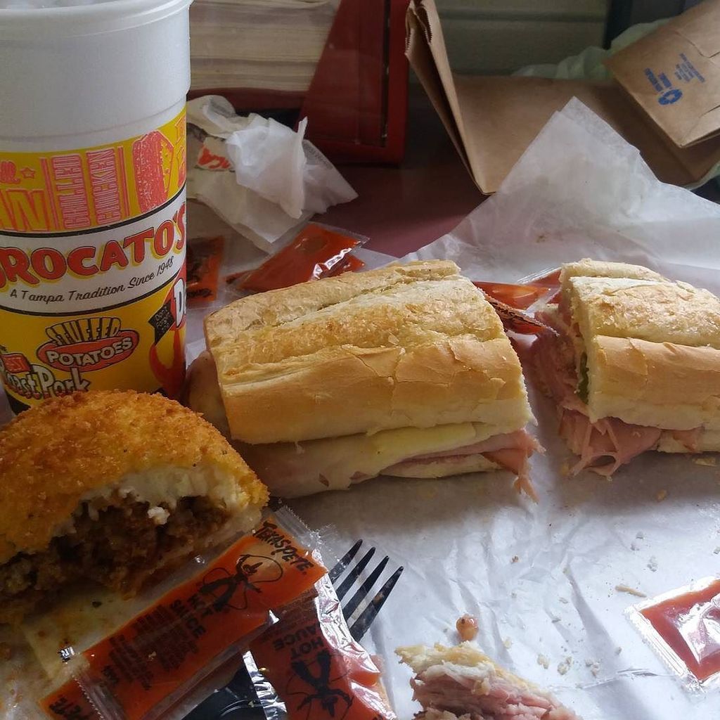 ShellieBowdoin's tweet photo. This is the way we do it in Tampa! #cubansandwich #deviledcrab #tampabay https://t.co/IjwopLrKYt https://t.co/LkIOpidaOv
