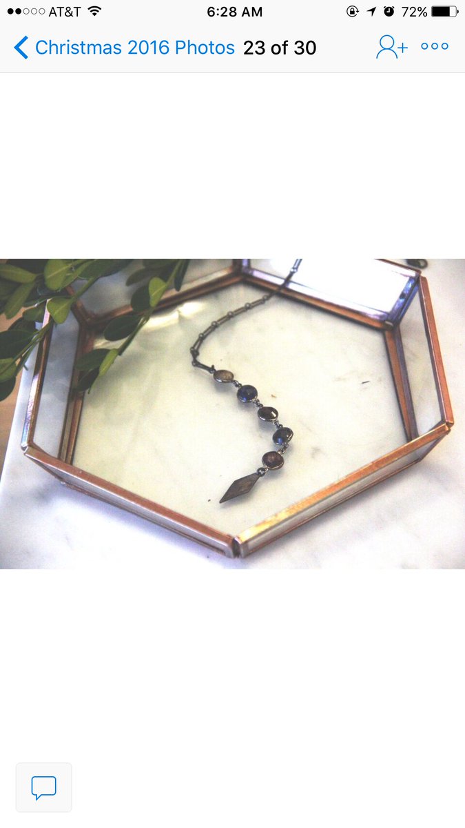 Dark and Moody 🔮 
NEW Oxidized Sapphire lariat ✨#jdj #joydraveckyjewelry #etsy