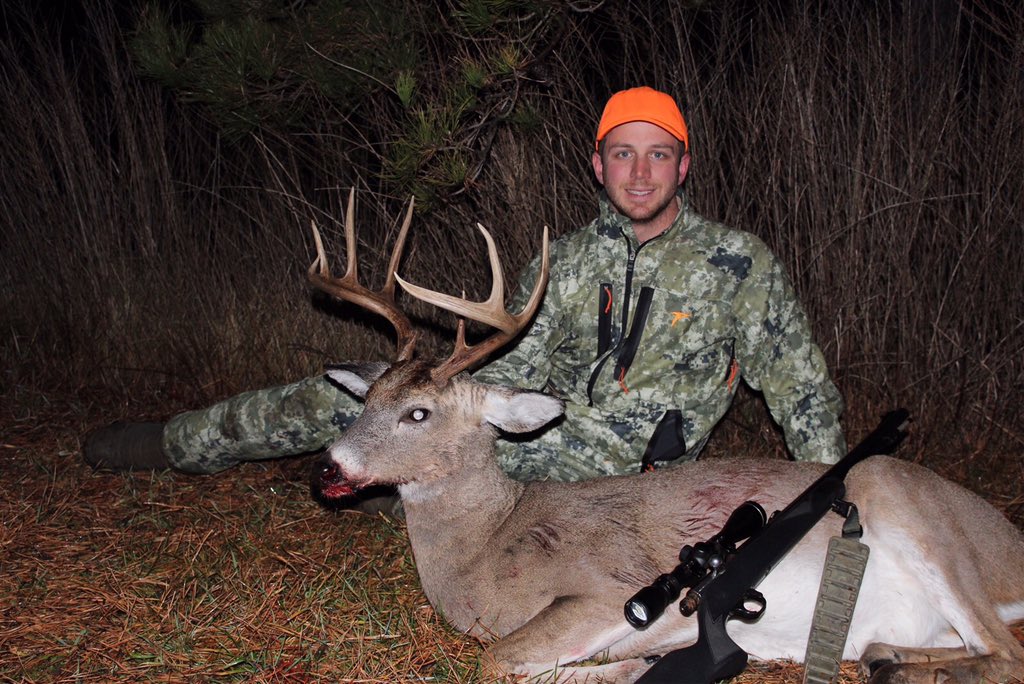 Justin punched his New Jersey Muzzleloader tag in his <a href="/HawkHunting/">HAWK</a> as this boy came right through the <a href="/killerfoodplots/">Nick Percy</a>!God is good!