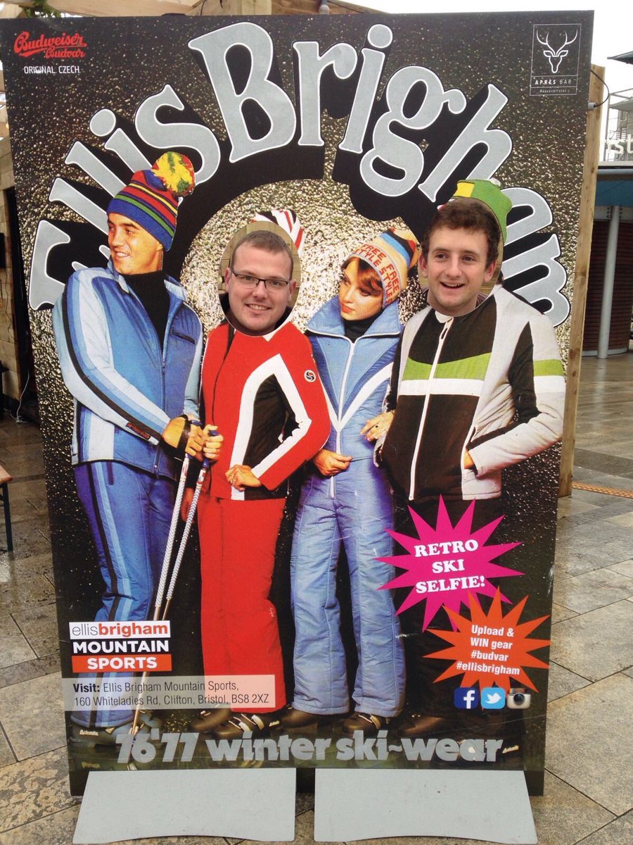 We have teamed up with <a href="/ellis_brigham/">Ellis Brigham</a>  <a href="/BudvarUK/">The Original Budweiser Budvar UK</a> to offer fantastic prizes.Tweet us your selfie pics #budvar #apresbarbristol #ellisbrigham