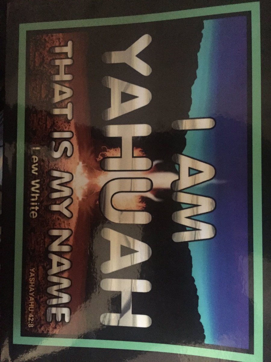 zaramatayahu's tweet photo. I Am Yahuah That Is My Name by Lew White #Yahuah #HaShem #TheName #IAmYahuah #ThatIsMyName #LewWhite #NatsarimKnowledge #NatsarimBooks https://t.co/62O5BxEsR1
