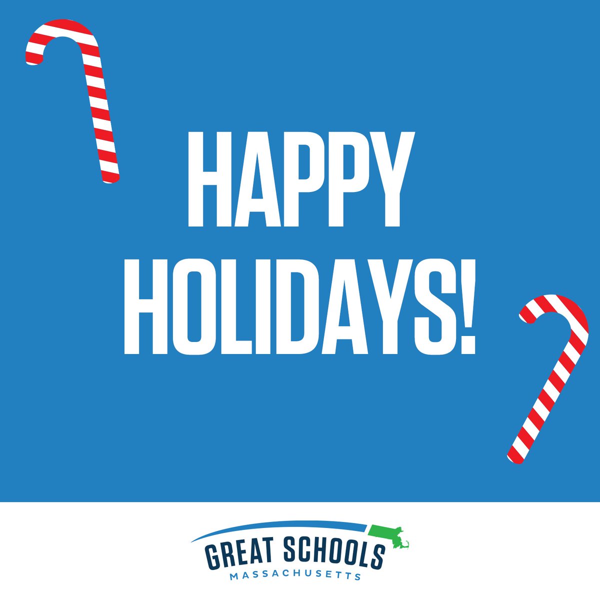 GreatSchoolsMA's tweet photo. Happy Holidays from Great Schools Massachusetts!  #HappyHolidays #education https://t.co/EQDEaZsnaG
