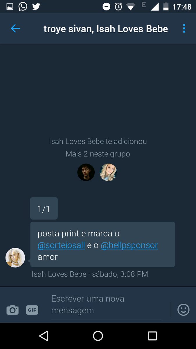 Ilydms's tweet photo. @sorteiosall obg pelos sponsor amor https://t.co/day8WNZXls
