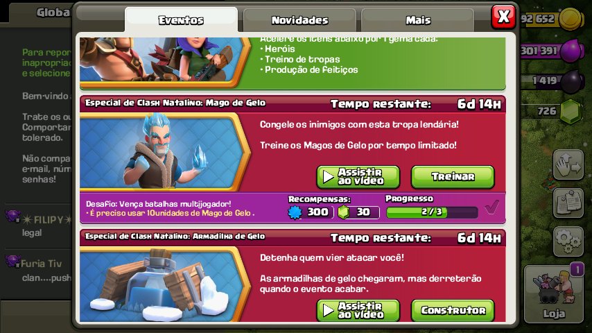 renata_ops's tweet photo. #ClashOfClans Falta somente 1 para completar o evento do #MagoDeGelo https://t.co/f23HpbPrMz