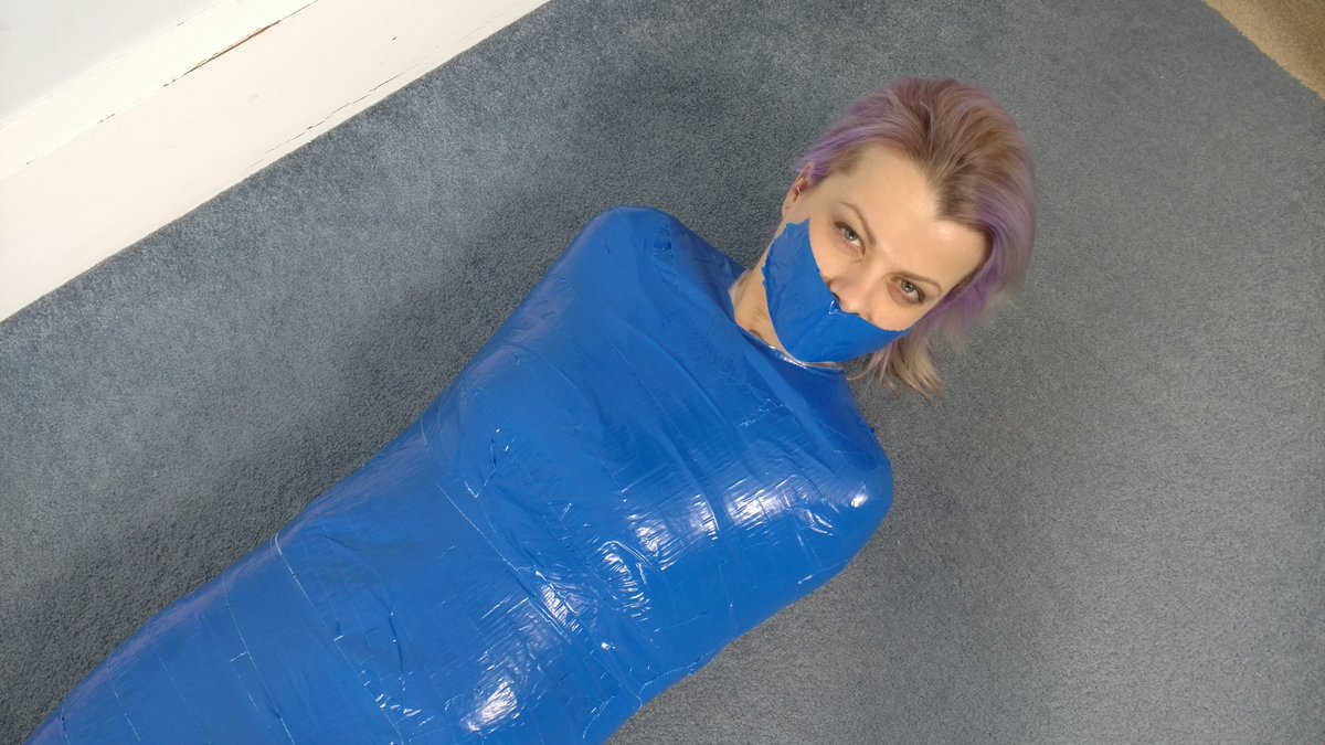 Duct Tape Mummy Bondage.