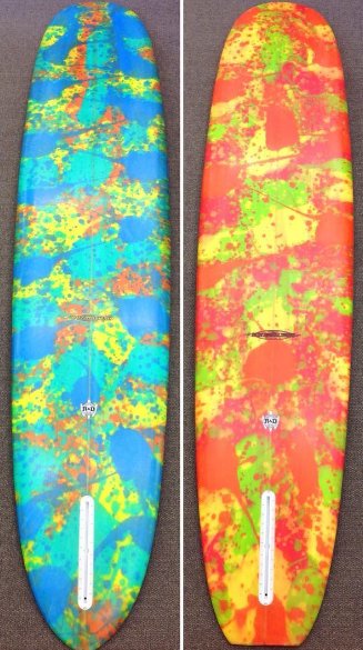 warmwindssurf's tweet image. Our friends at Ricky Carroll Surfboards once again delivering with some SICK unique surfboards! #AcidDrop #surfboardart