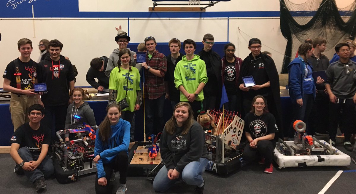 Iron Mustangs, 3711 (@3711mustangs) on Twitter photo Great job at #bunnybots2k16 to our second place alliance! <a href="/MeanMachine2471/">Team Mean Machine</a> @1425Robotics and team 3636. Next stop, Steamworks!!! Great job at #bunnybots2k16 to our second place alliance! <a href="/MeanMachine2471/">Team Mean Machine</a> @1425Robotics and team 3636. Next stop, Steamworks!!!