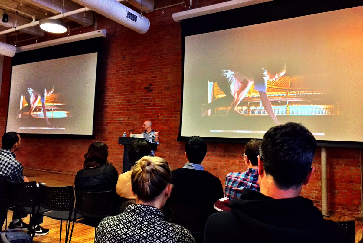 Laura_Storck's tweet image. #FlashbackFri-Last week's Dec #CMPHL by Robert Kaplowitz on Sound: "The message of sound is the magic of translocation." #CreativeMornings