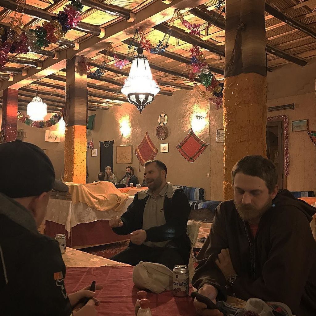 fezangels's tweet photo. Made it to hotel Yasmina. The bikes are outside. Sleeping in tents tonight... if we don't … https://t.co/60hB8Mjnux https://t.co/9p9QPUMZdg