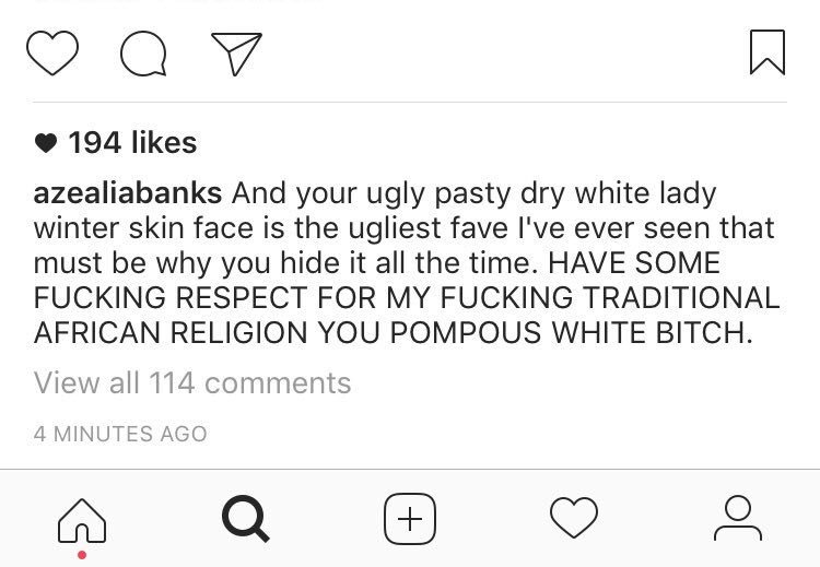 Pop Crave on Twitter: "Azealia Banks fires at Sia: "Your ugly pasty dry white lady winter skin face is the ugliest face I've ever seen" https://t.co/y21KgGbZpf" / Twitter