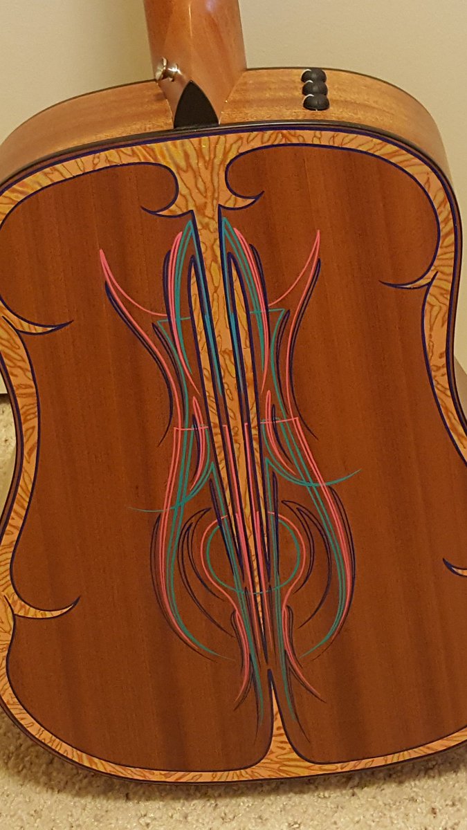Starlitblond's tweet image. Wow.. Santa showed up yesterday with this #beautiful #12stringguitar #pinstriped just for me! ♪❤♬ #taylorguitars 😊