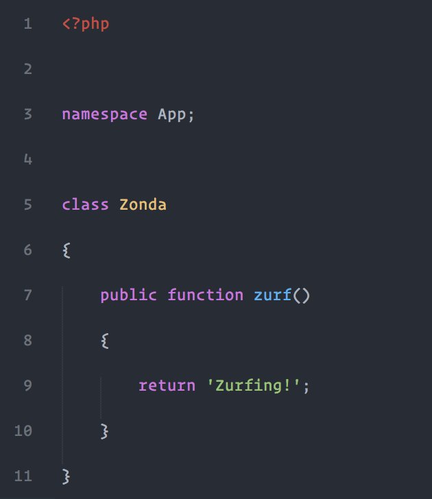 taylorotwell's tweet image. Given any class in Laravel 5.4, I can use it as a "facade" on the fly... 😈