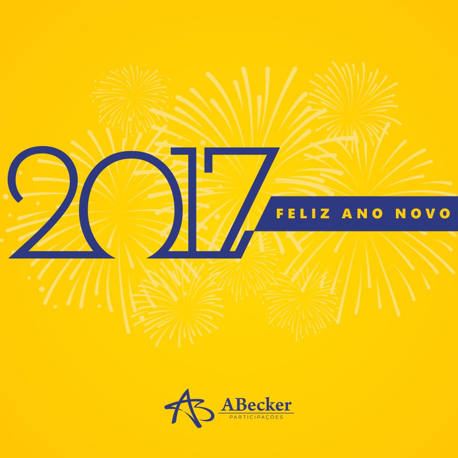 abeckerlotes's tweet photo. Desejamos um Feliz 2017 para todos os nossos clientes, amigos e familiares! #felizanonovo #abecker #feliz2017 https://t.co/xD0WsSl78p