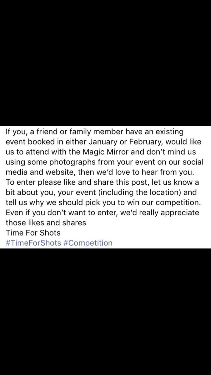 _Timeforshots's tweet photo. A reminder of our ongoing competition  - winner selected Friday 6th January 😉👍 https://t.co/paq1i5UyZj