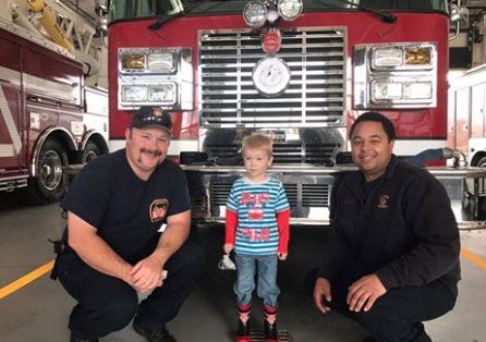3 year old donates his savings of $152.36 to the City of Monroe Fire Dept in Georgia