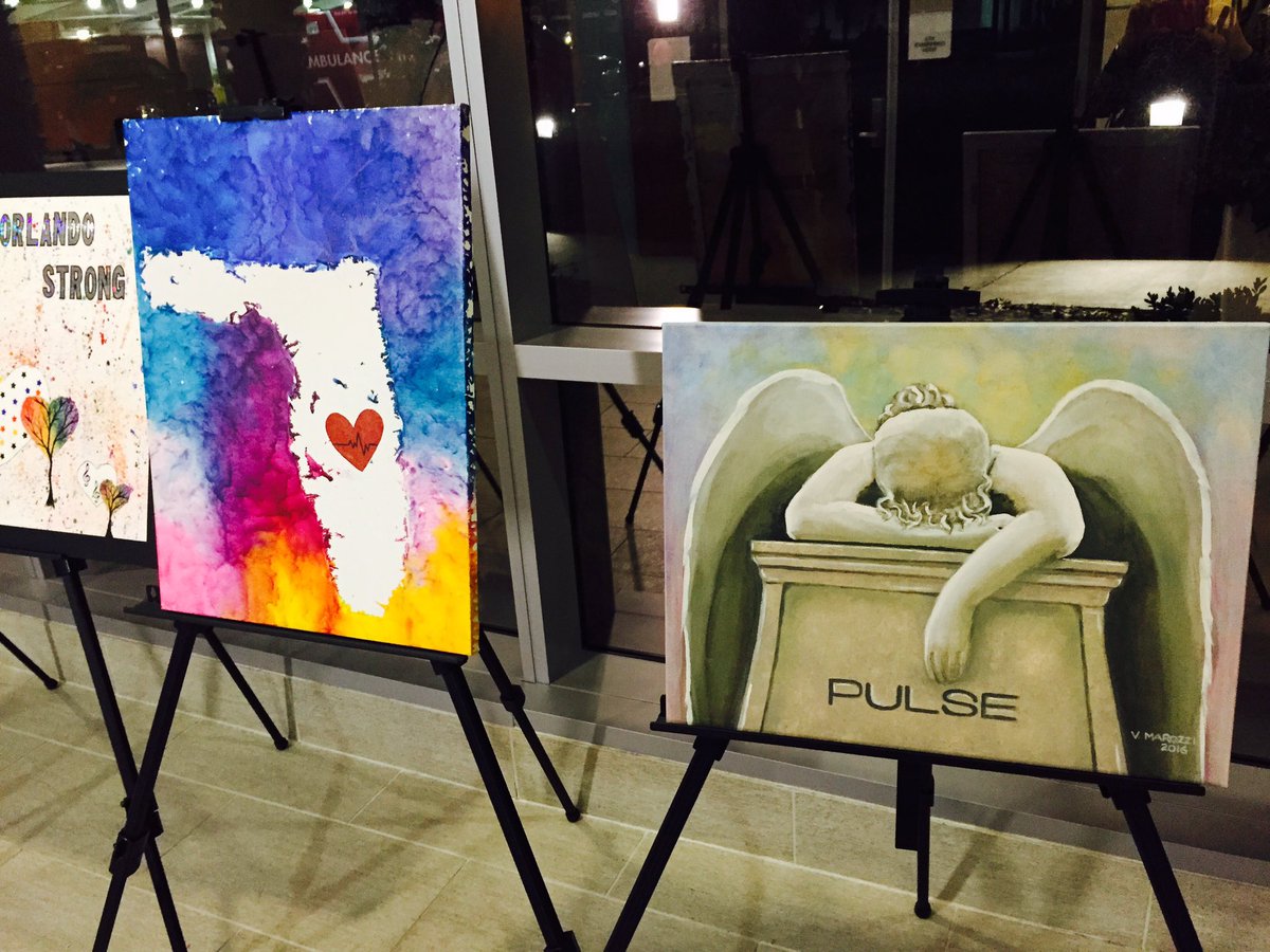 ForwardFla's tweet photo. As this year ends we can't forget #Pulse &amp; its victims. Here r some pix that were displayed at @orlandohealth. #OrlandoUnited #PaintStrong https://t.co/oJ4IgyZoey