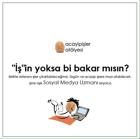 "İş"in yoksa bi bakar mısın?

Mailini bekliyoruz, mail@acayipisler.com.tr