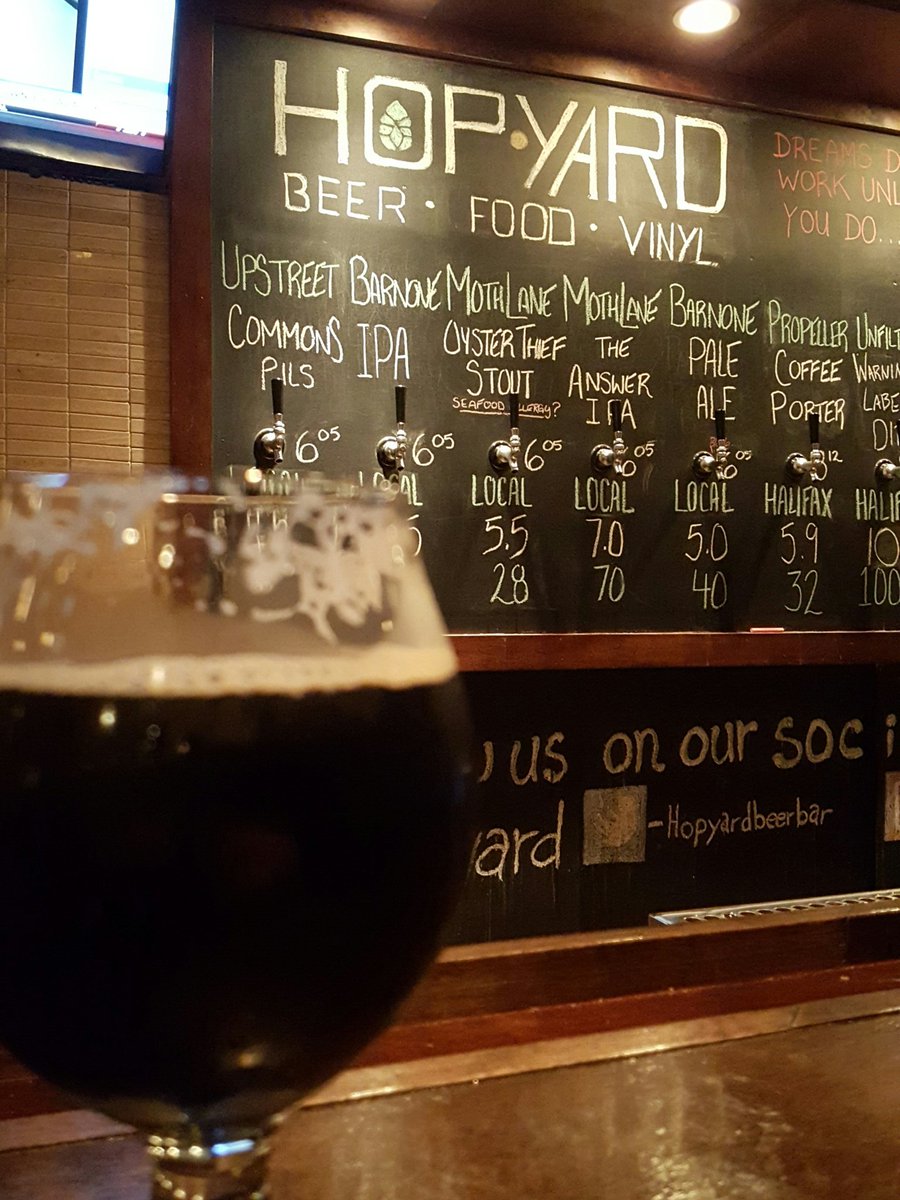 ToddRichard1's tweet photo. Enjoying my first of many @mothlanebrewing beverages...Oyster Thief is fantastic...@hopyardbeerbar https://t.co/Ej16CR27pM