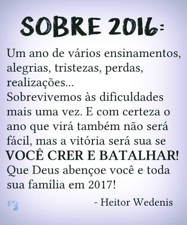 Q venha 2017